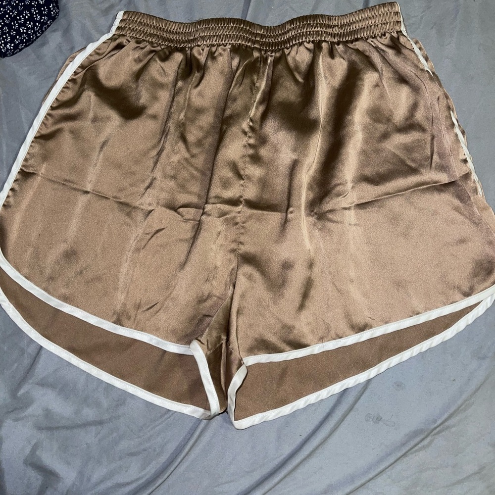 shein silky pajama shorts